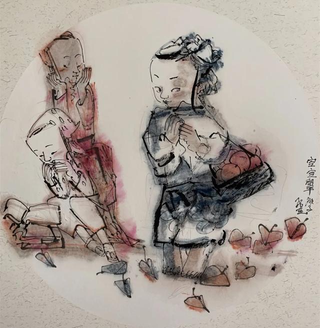 女画家陈飞作品