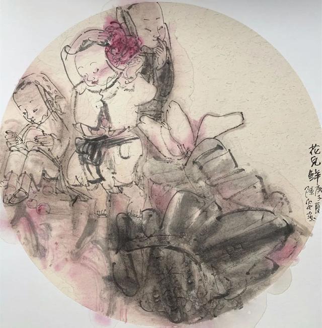 女画家陈飞作品