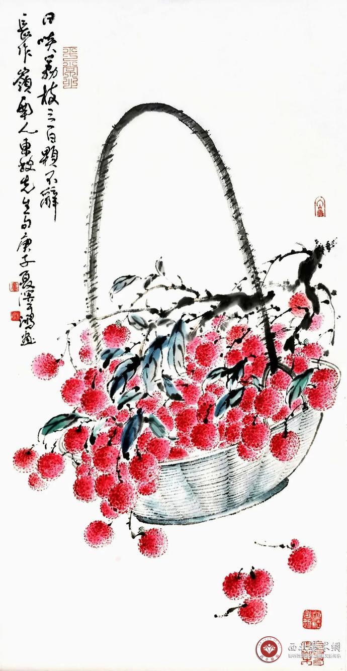 日啖荔枝三百颗  不辞长作领南人68x34cm.jpg