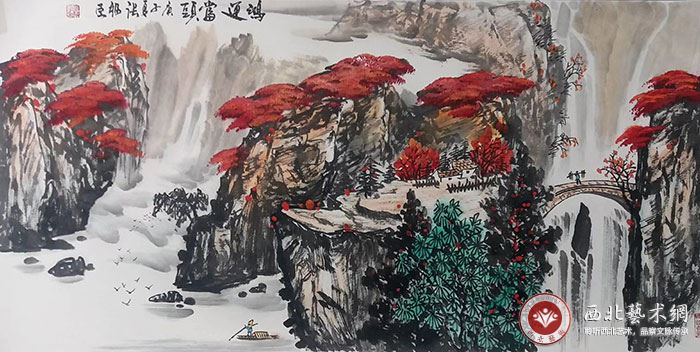 画家张福臣山水画