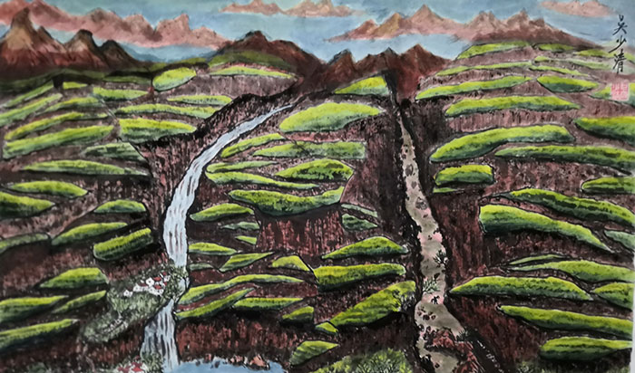 画家吴少清