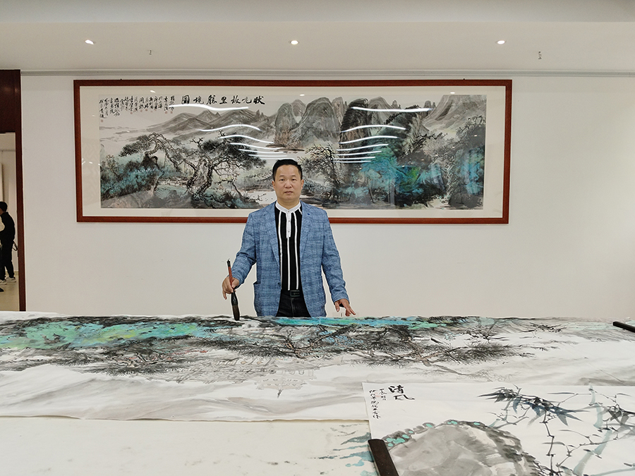 画家李安辉 笔墨绘山河 丹青铸古今