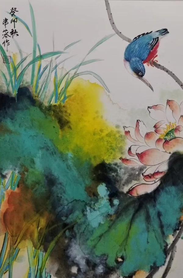 画家朱桂芹（津蓉）花鸟画