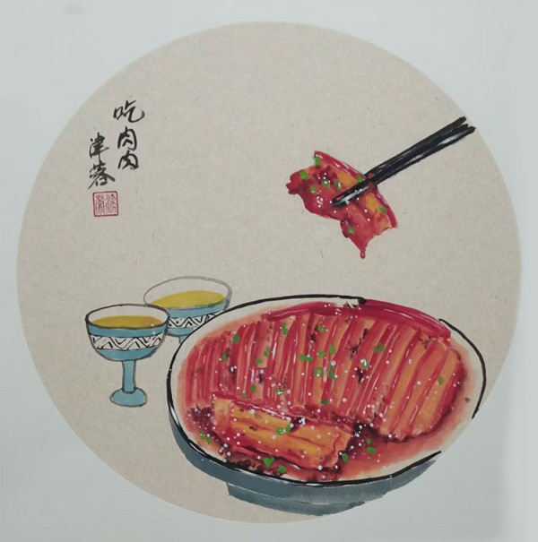 画家朱桂芹（津蓉）花鸟画