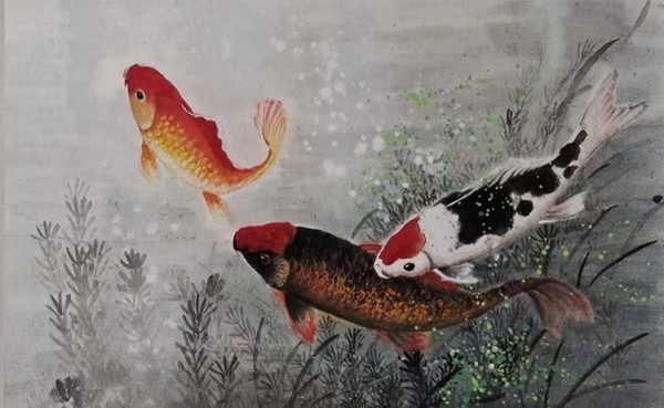 画家朱桂芹（津蓉）花鸟画