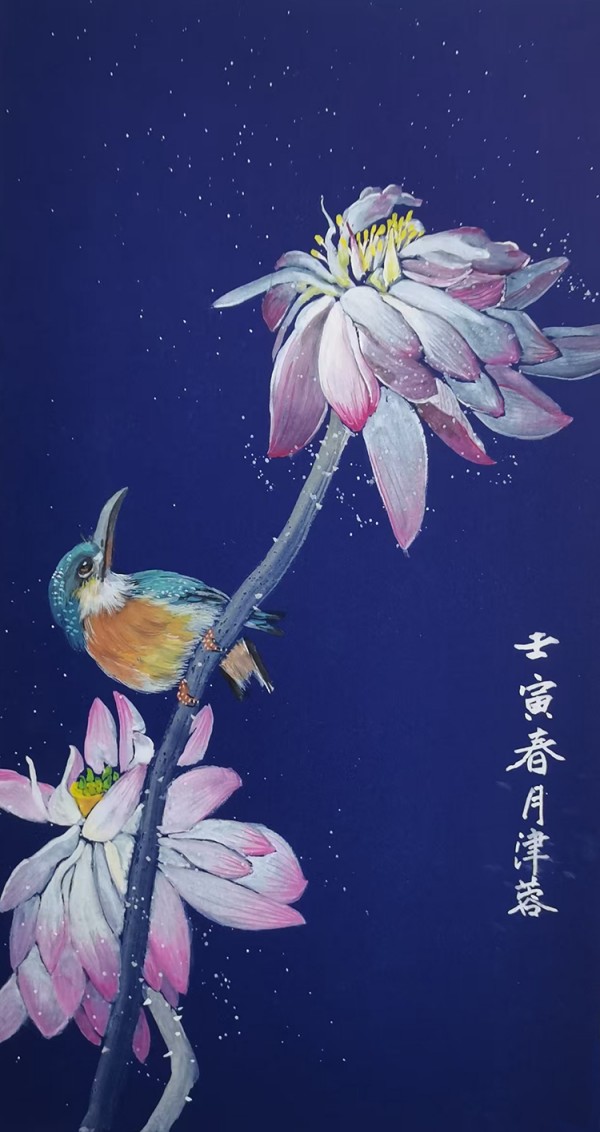 画家朱桂芹（津蓉）花鸟画