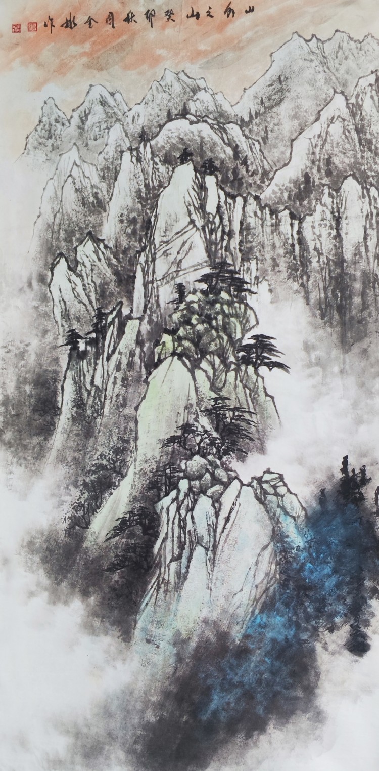 画家姚全彬,艺术家姚全彬,姚全彬山水画