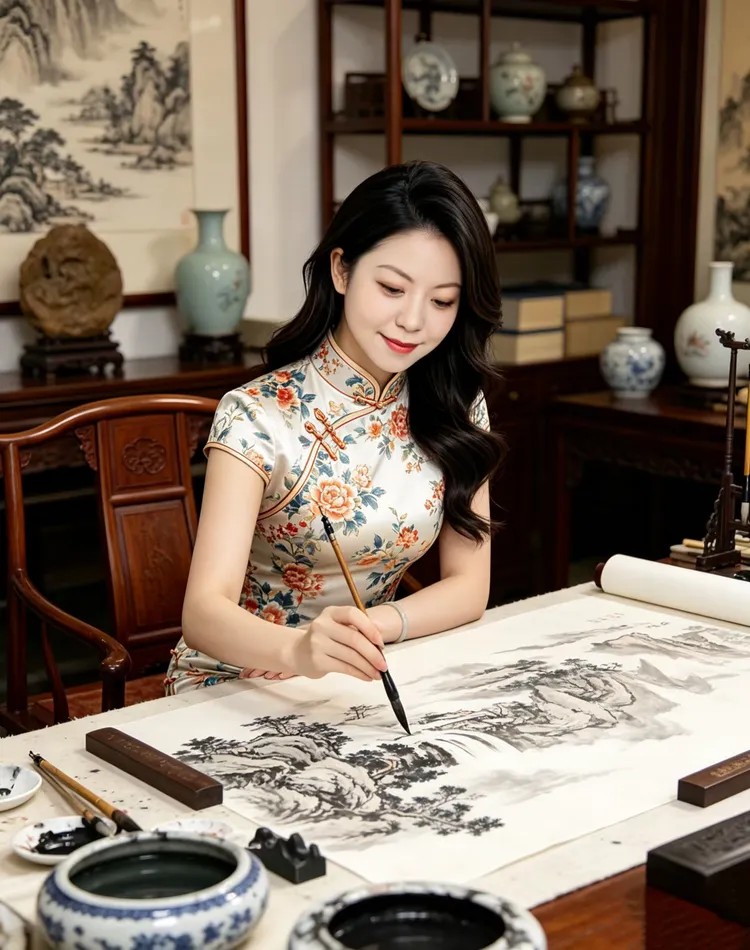 当代实力派著名书画家郝燕燕——书画作品鉴赏【人物艺术专访】